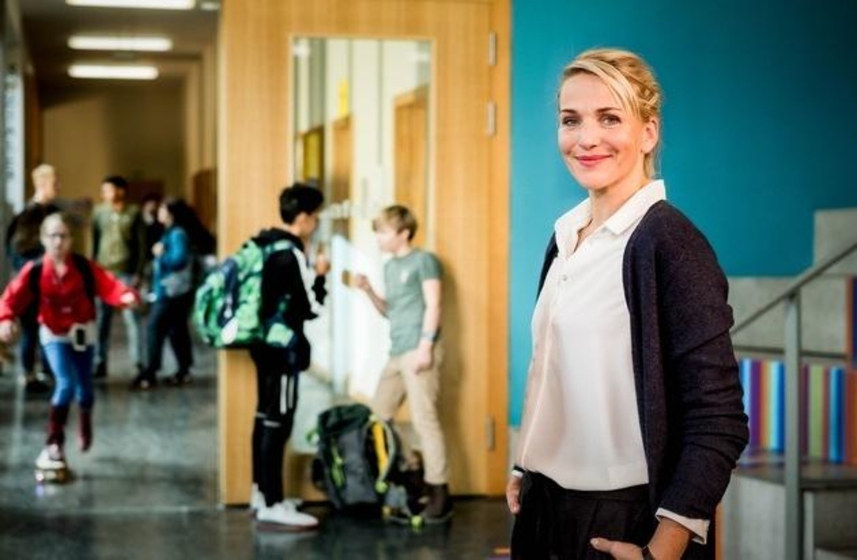Tanja Wedhorn geht in die "Schule fürs Leben"