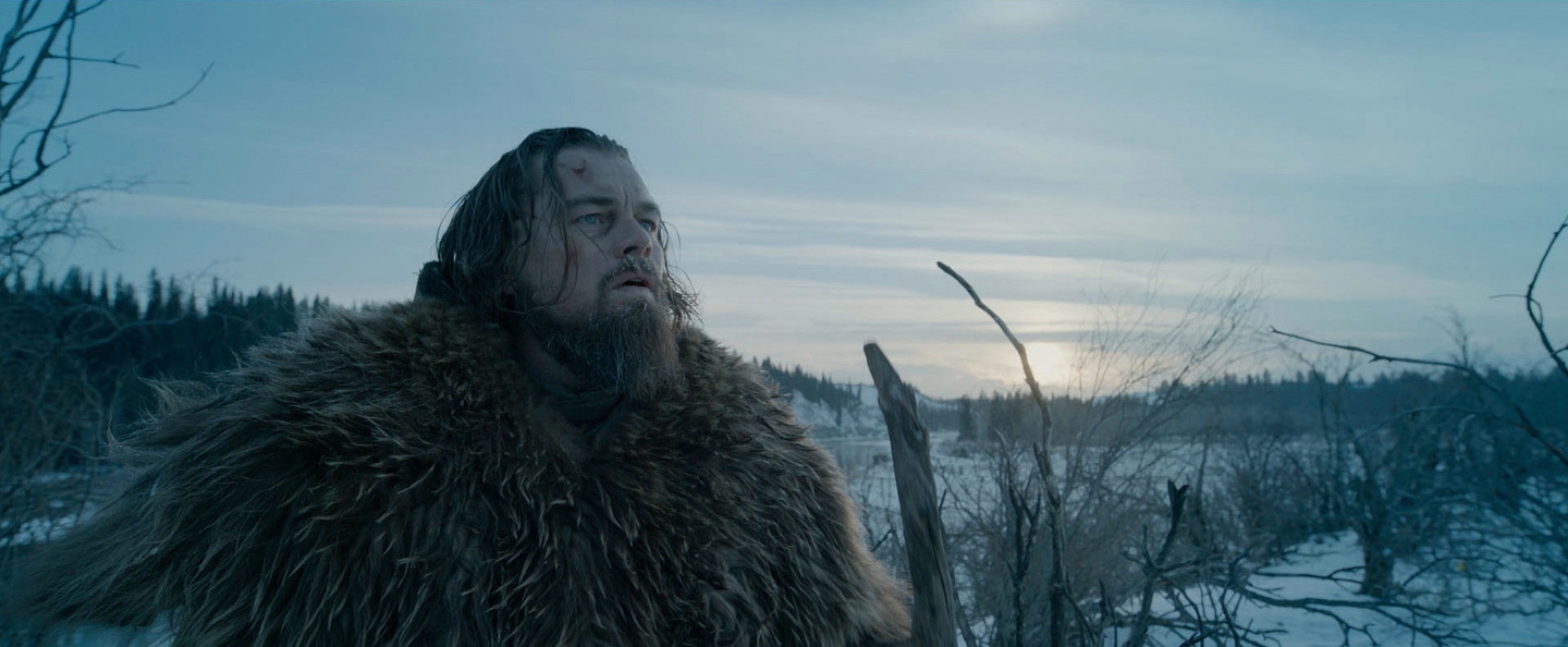 Leonardo DiCaprio in "The Revenant"