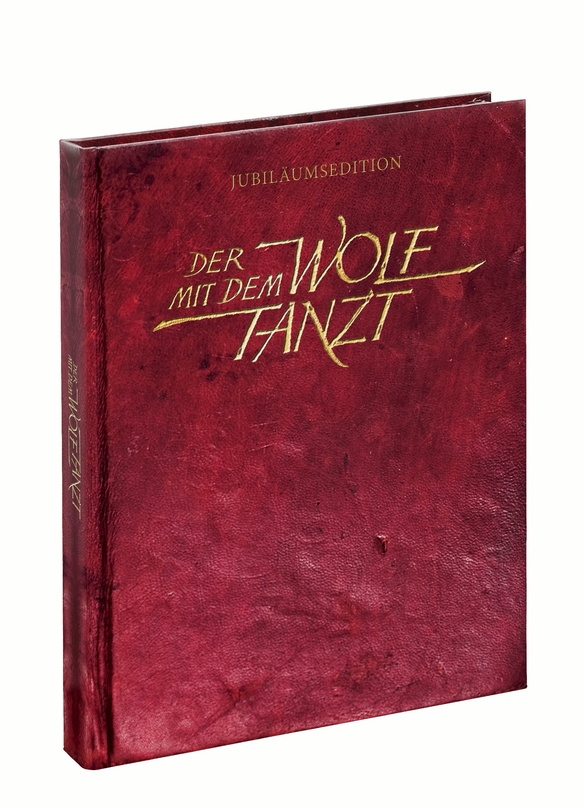 Kommt im edlen Lederbuch-Look: Die Jubiläumsausgaben von "Der mit dem Wolf tanzt"