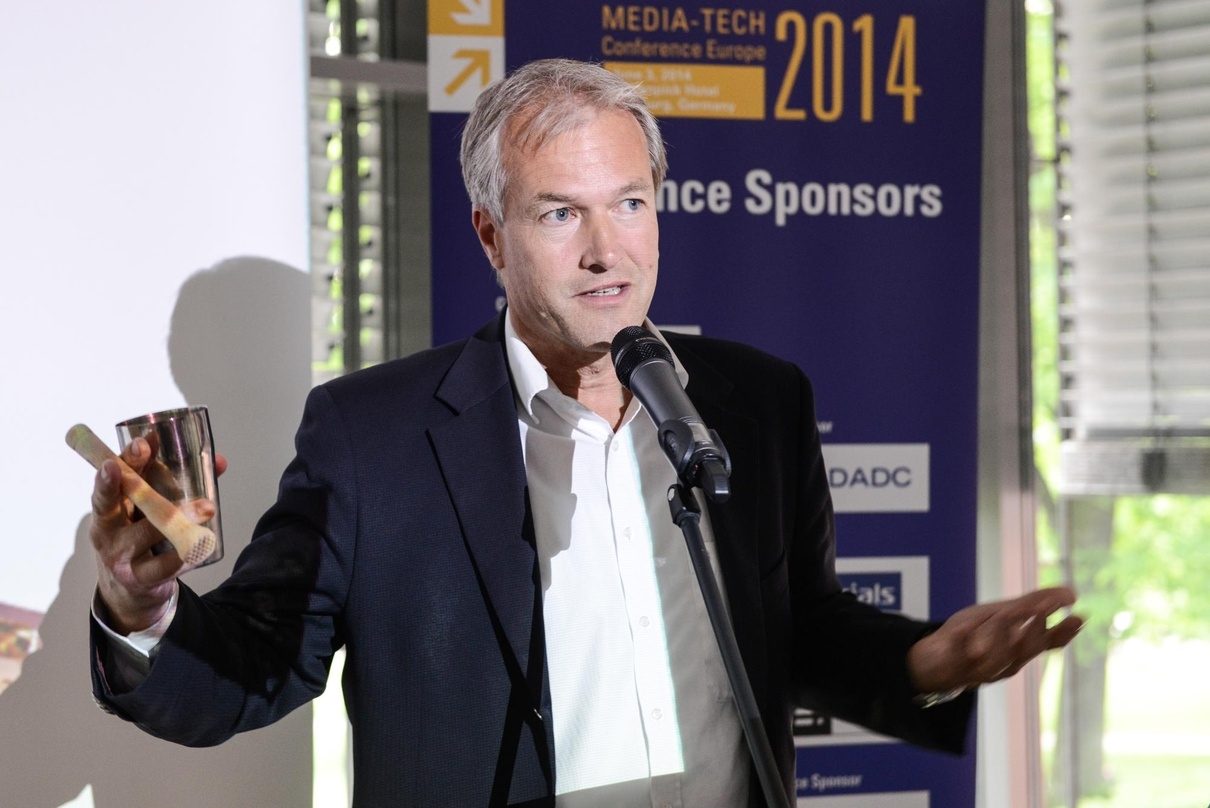 Sven Deutschmann (arvato) war einer der Referenten auf der Media-Tech 2014