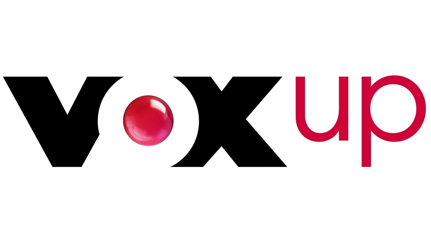 Das Logo des neuen Senders VOXup
