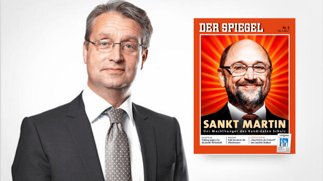 Gabor Steingart, "Spiegel"-Cover mit Martin Schulz