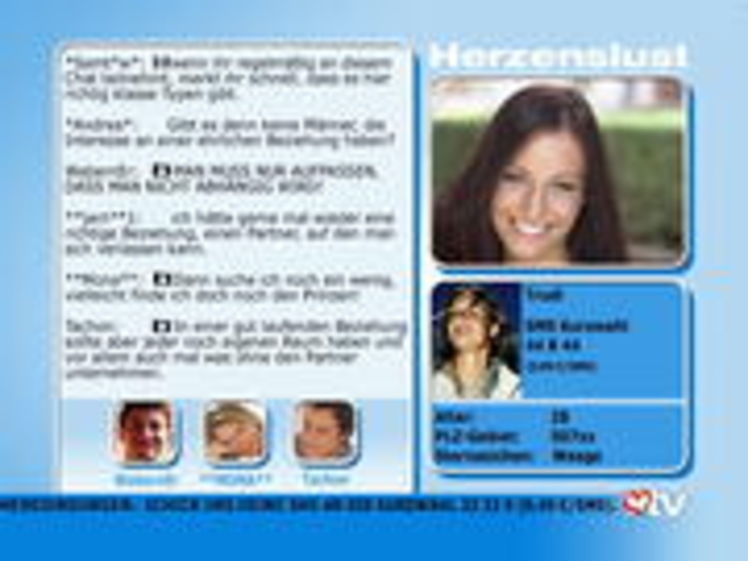 So könnte die Partnersuche bei Traumpartner TV aussehen