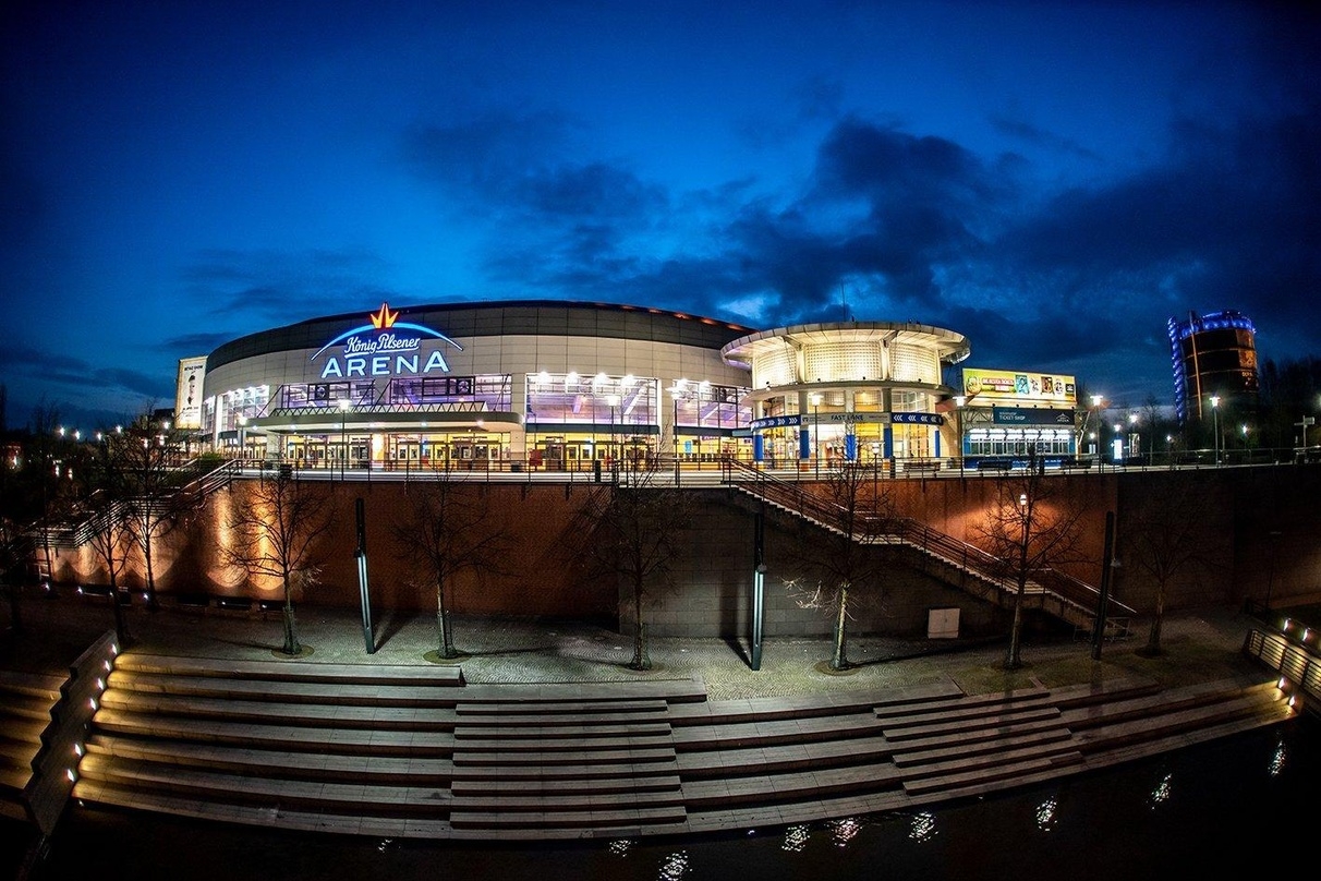Hier gehen am 27. März die Lichter aus, um mehr Klima- und Umweltschutz anzumahnen: die König-Pilsner-Arena in Oberhausen