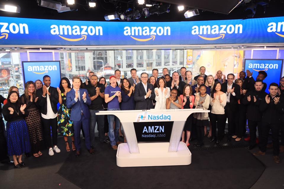 Techbörse auf Rekordhoch: Amazon steigt und steigt – mit anderen GAFAM-Aktien  © Nasdaq / Facebook