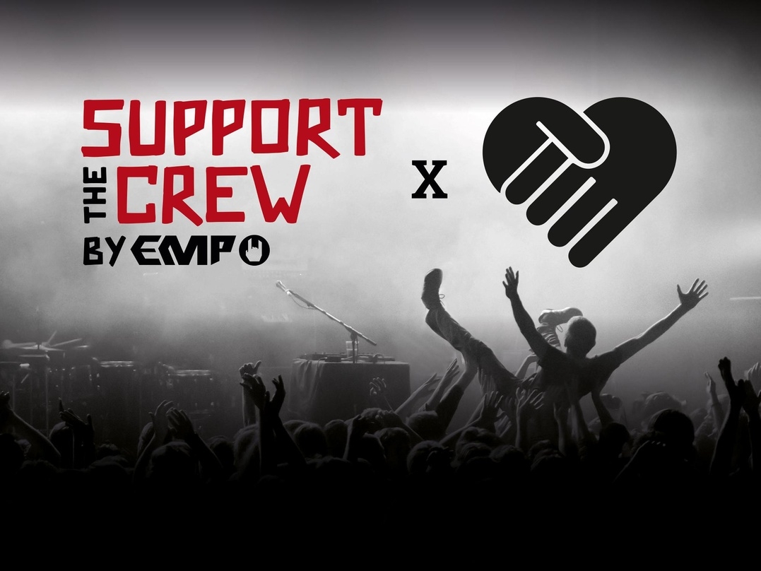 Opitischer Aufhänger der Aktion: Flyermotiv zu "Support the Crew"