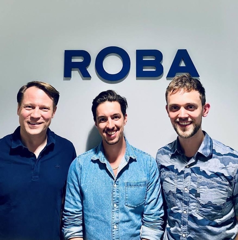 Kooperationspartner (von links): Roba-Chef Christian Baierle sowie Christian Ort und Daniel Lohmann von Before Eight 