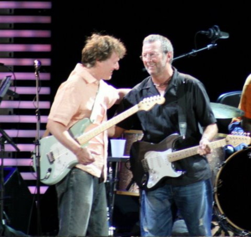 Begeisterten in München: Eric Clapton und Steve Winwood