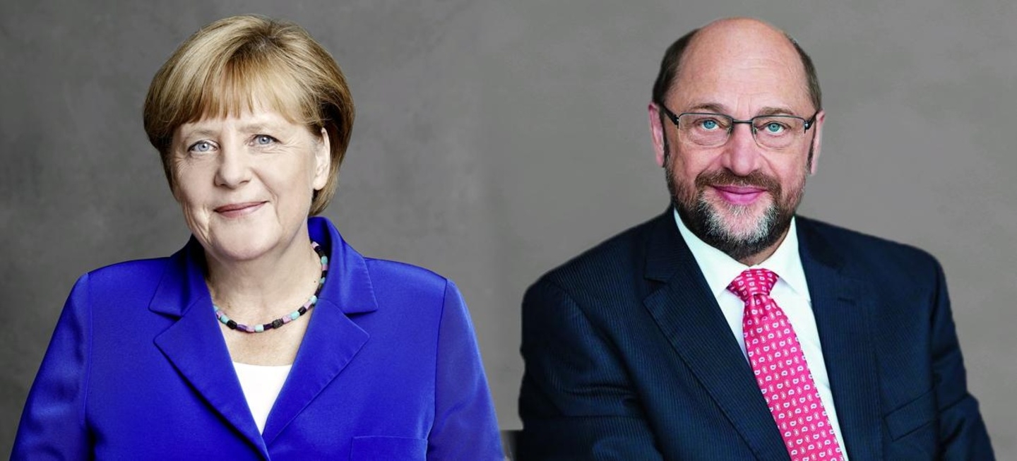 Haben sich mit ihren Mitstreitern in Berlin auf ein Papier verständigt, das als Basis für eine Neuauflage der Großen Koalition dienen kann: die Vorsitzende Bundeskanzlerin Angela Merkel (CDU) und der SPD-Parteivorsitzende Martin Schulz