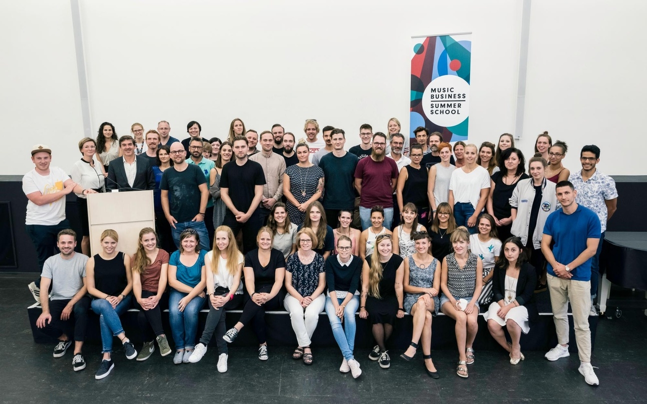 Bildeten sich in Hamburg weiter: die Teilnehmer der Music Business Summer School 2018