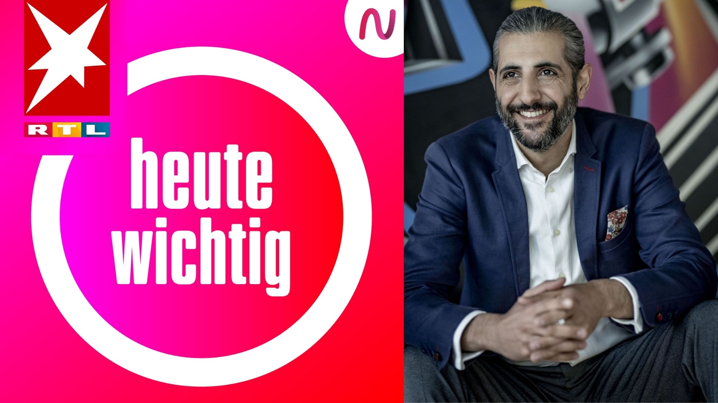 Michel Abdollahi moderiert den gemeinsamen RTL/"Stern"-Podcast "Heute wichtig" –
