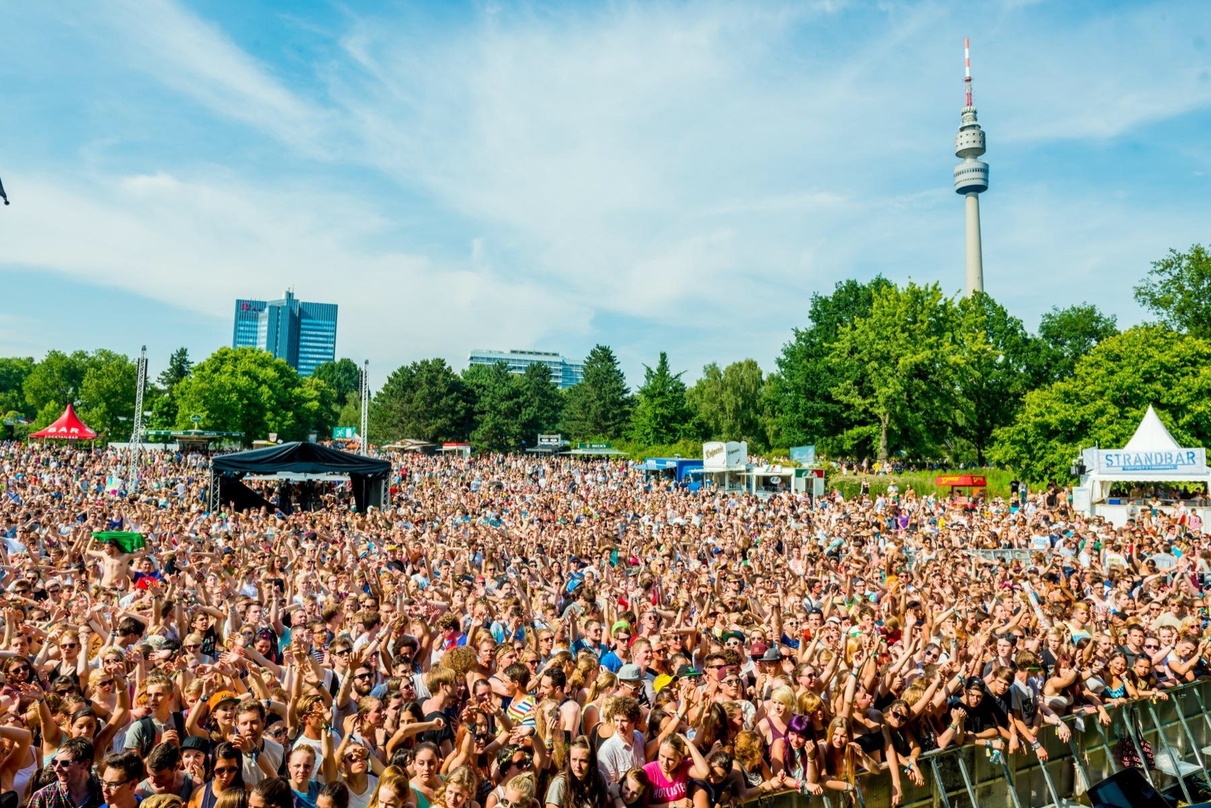 Feiert 2015 sein 20-jähriges Jubiläum: das Juicy Beats Festival im Westfalenpark Dortmund