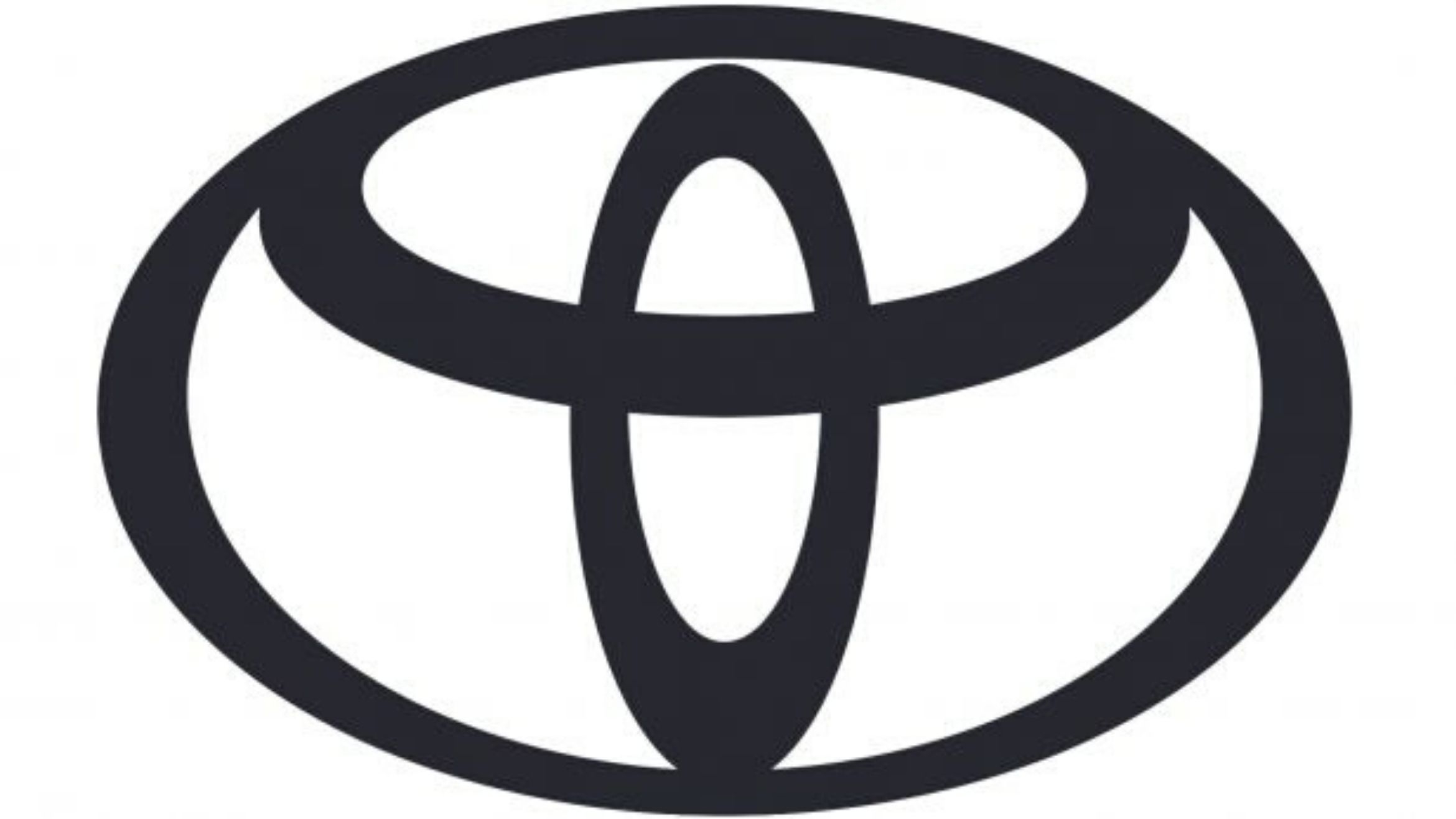 Das neue Toyota-Logo kommt ohne Schriftzug aus –