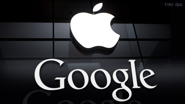 Rivalen, aber auch Geschäftspartner: Apple und Google  