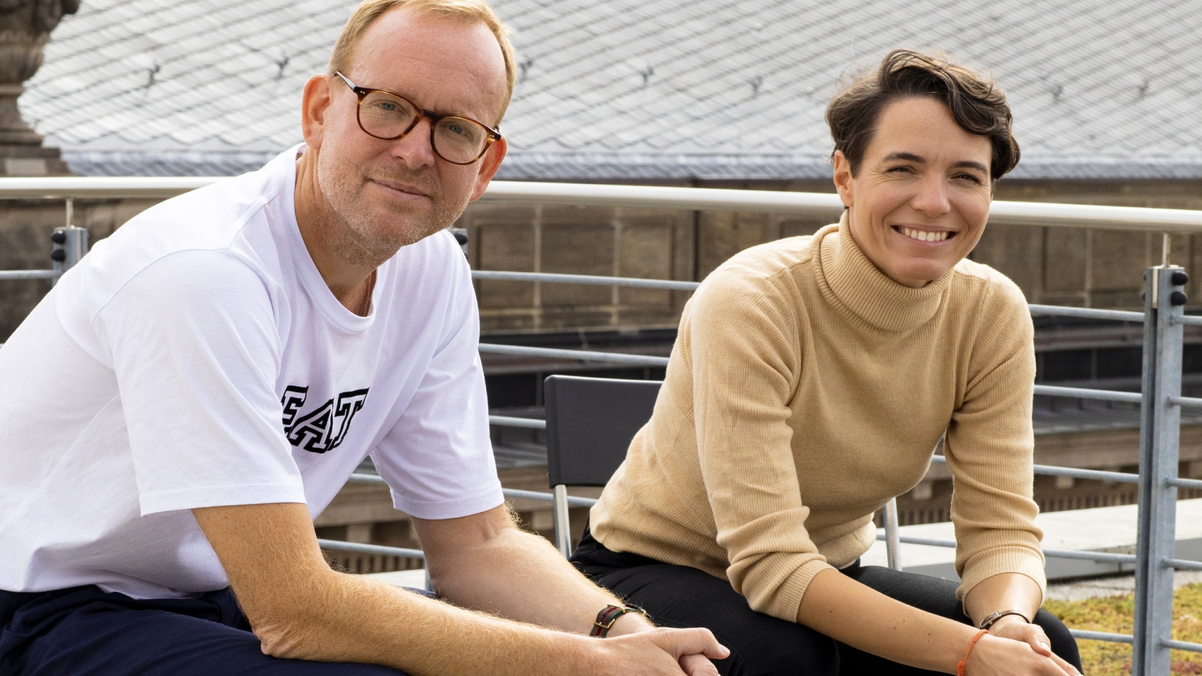 Das Duo der "Zeit Magazin"-Chefredaktion: Christoph Amend und Maria  Exner – 