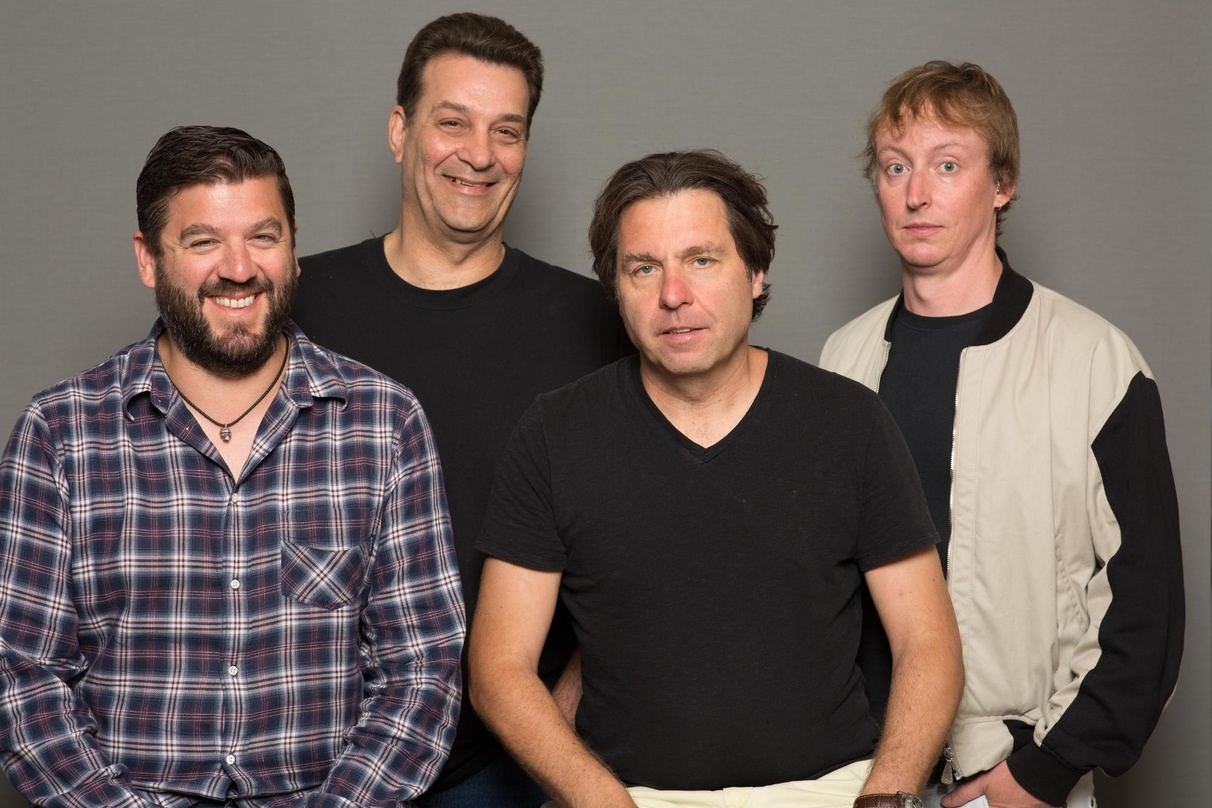 Sind nun Teil der Wasserman-Familie (von links): James Whitting, Dave Hallybone, Alex Hardee und Tom Schroeder (alle Paradigm)