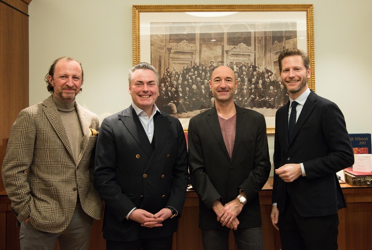 Bleiben auch in den nächsten Jahren Partner (von links): Oliver Wazola, Daniel Froschauer, Michael Bladerer und Per Hauber
