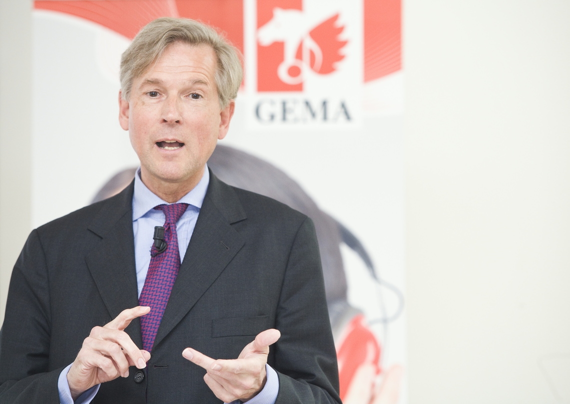 Erläutert das Zustandekommen der Summe von 1,6 Millionen Euro: GEMA-Vorstandschef Dr. Harald Heker