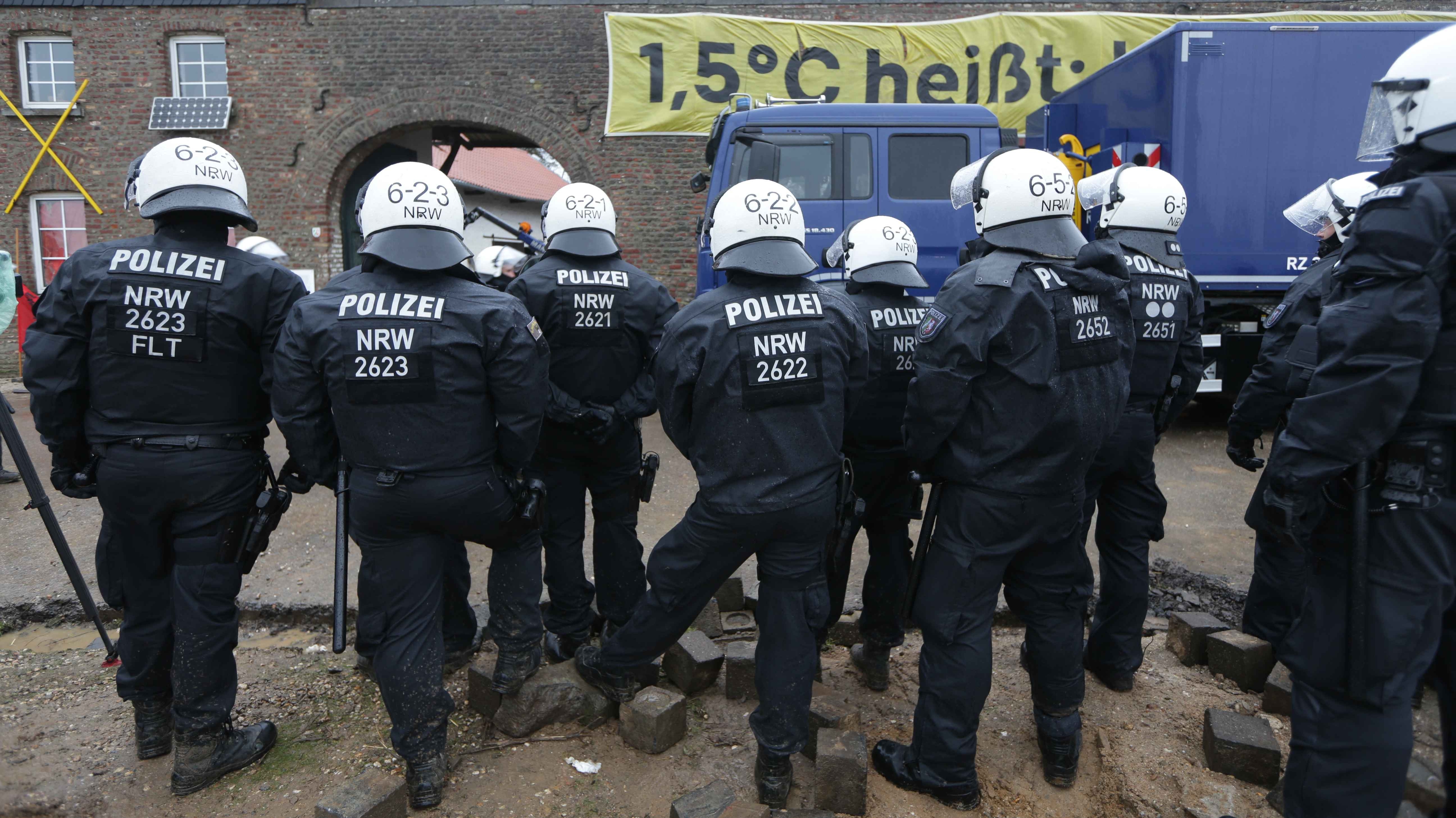 Polizei in Lützerath