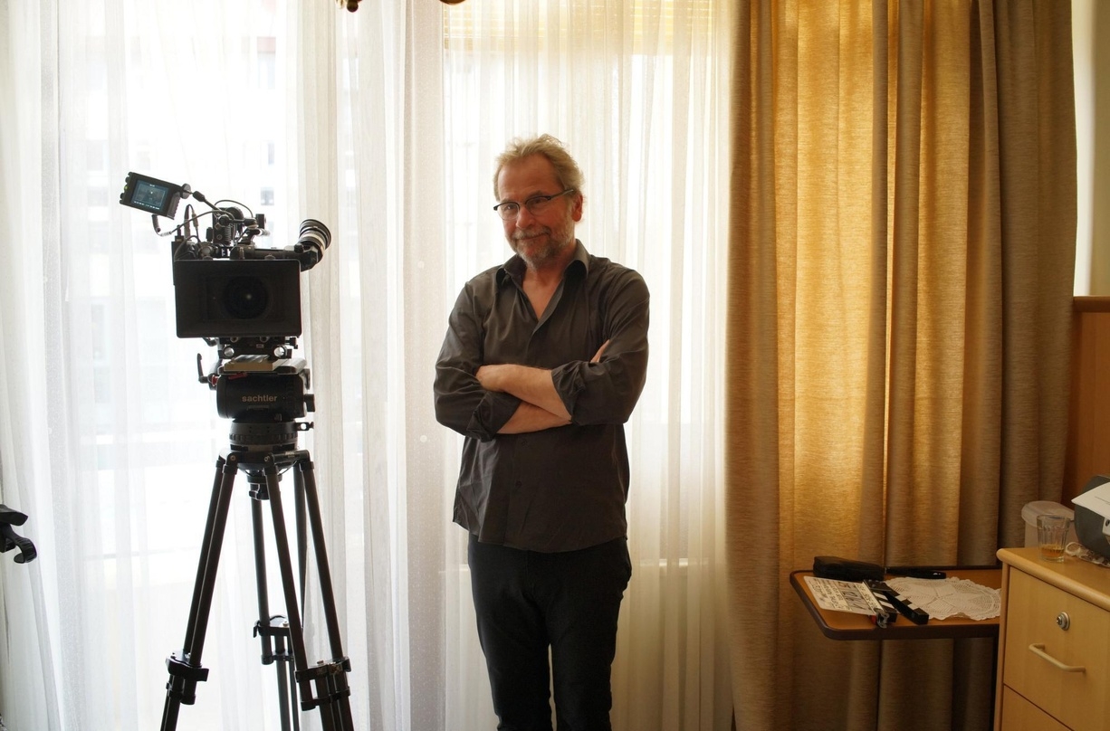 Ulrich Seidl am Set seines neuen Films "Böse Spiele"
