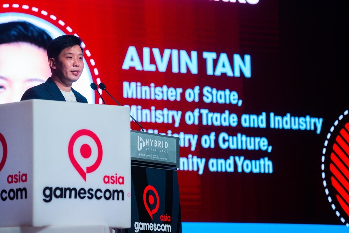 Begrüßte die Teilnehmenden: Alvan Tan, Staatsminister im Ministerium für Handel und Industrie und im Ministerium für Kultur, Gemeinschaft und Jugend von Singapur.