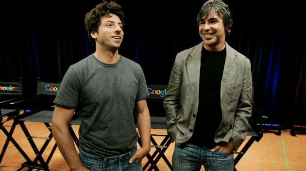 Sergey Brin (l.) und Larry Page