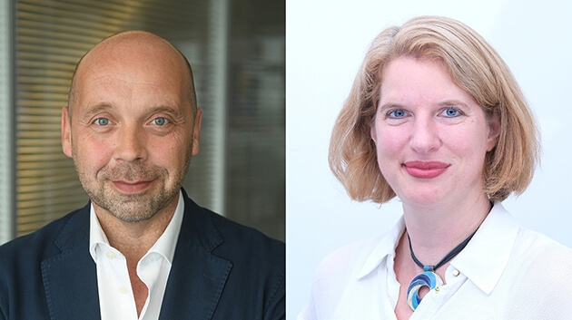 Carsten Erdmann und Ruth Betz leiten bei Funke die neue Stabsstelle Digitale Transformation