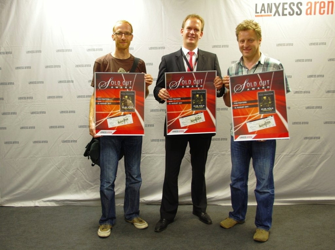 Bei der Award-Verleihung (v.l.n.r.): Andreas Möller, Stefan Löcher und Folkert Koopmans