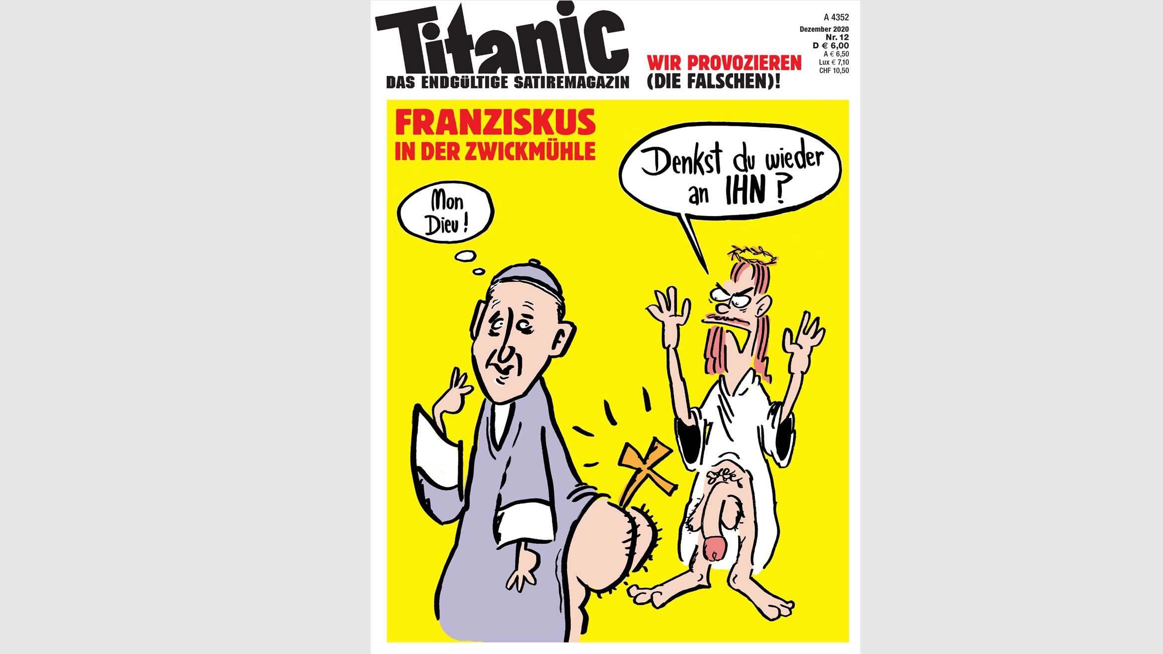 Dezember-Cover der "Titanic" –