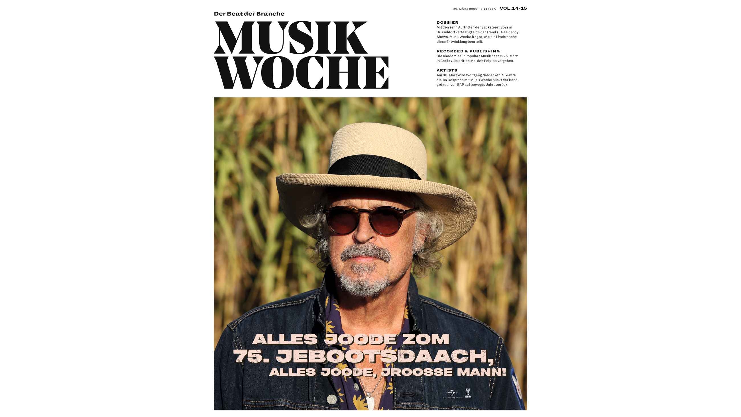 MusikWoche Vol. 14/15 2026