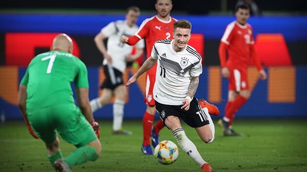 Fußball-Länderspiel Deutschland-Serbien