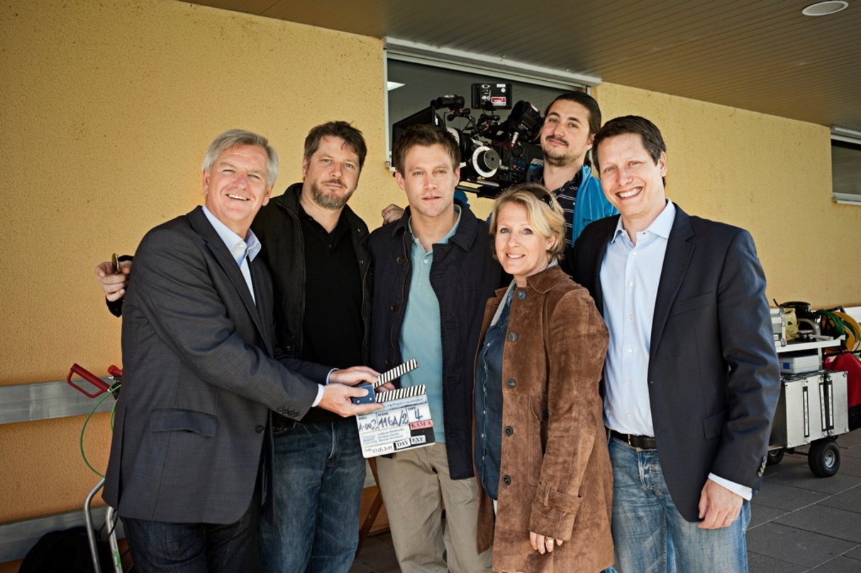 Klaus Graf, Regisseur Andreas Prochaska, Ken Duken, ORF-Redakteurin Sabine Weber, Kameramann Thomas Kiennast und Sam Davis