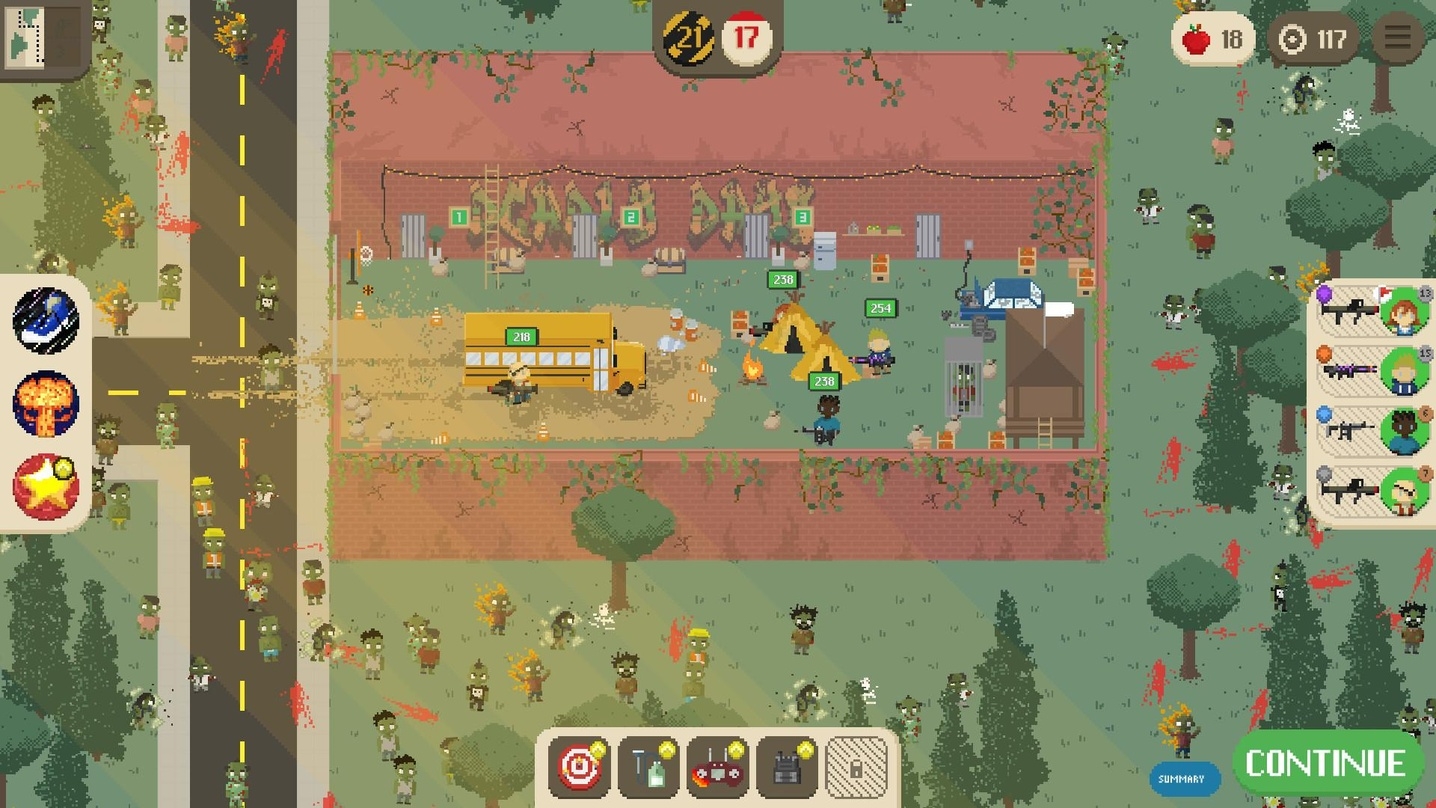 Im Survival-Spiel "Deadly Days" muss der Spieler ein Heilmittel gegen den Zombie-Virus finden.