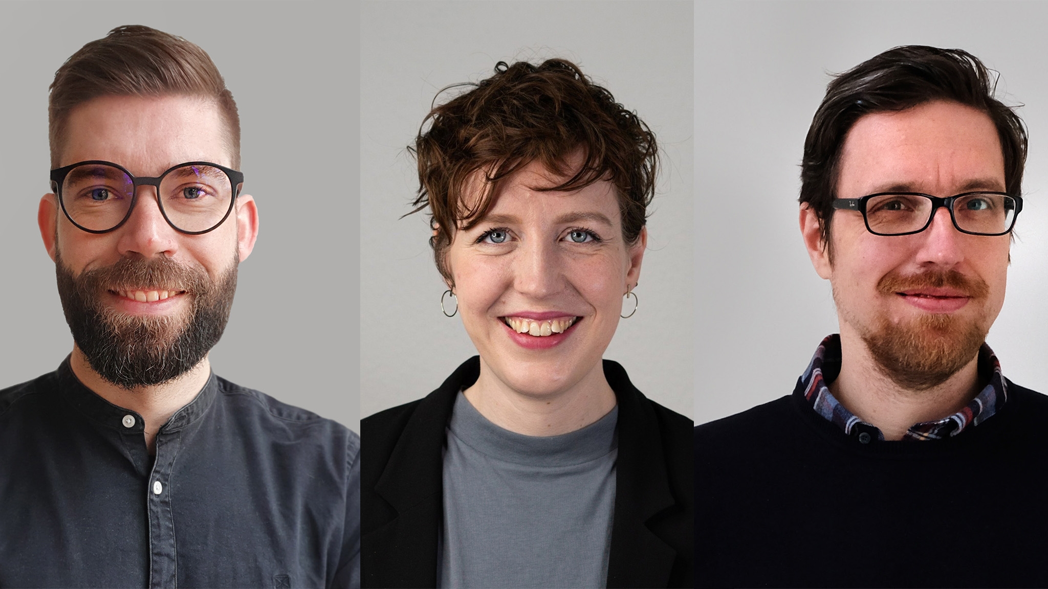 Tobias Knaack, Hannah Monderkamp und Martin Fischer (v.l.nr.) sind Teil der neue Führungsriege bei "Heise Online"