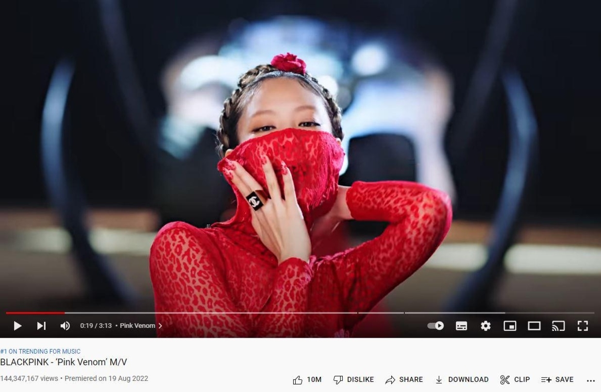 Blackpink setzen mit ihrem Video zum Song "Pink Venom" Maßstäbe