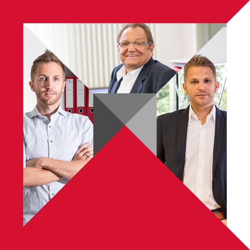 Leiten Künstlermedia Entertainment: Firmengründer Werner Kirsamer (oben) und seine Söhne Niko (links) und Steffen Kirsamer
