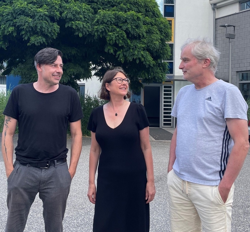 Indie-Vertriebsexperten (von links): Michael Schuster (Cargo Records), Manuela Nikele (375 Media) und Jörn Heinecker (Indigo)