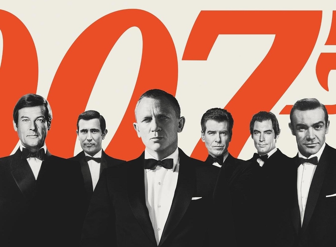 Offizielles Ankündigungsposter zu 60 Jahren James Bond