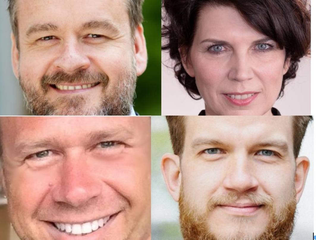 Tammo Buhren, Claudia Lehmann, David Gröger und Martin Gaiss sind Rattatatt