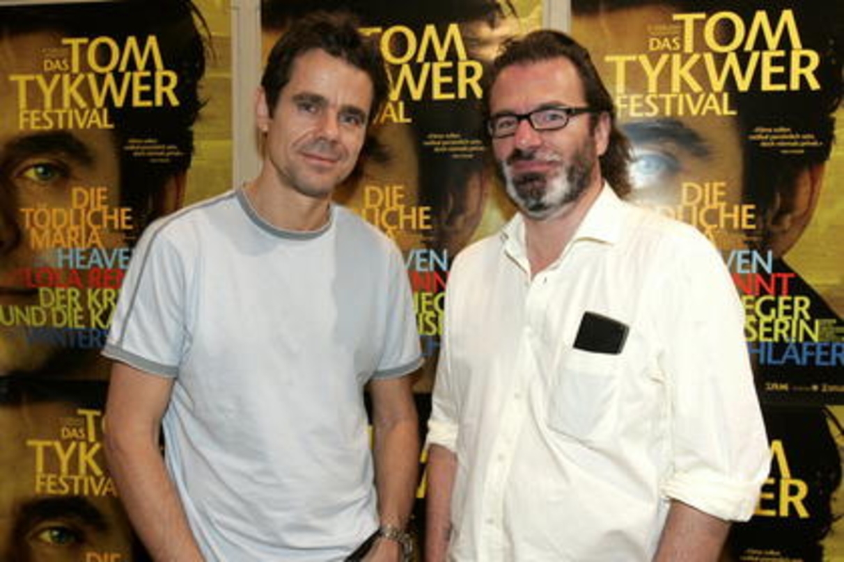 Tom Tykwer mit Anatol Nitschke (X Verleih) im Arri-Kino