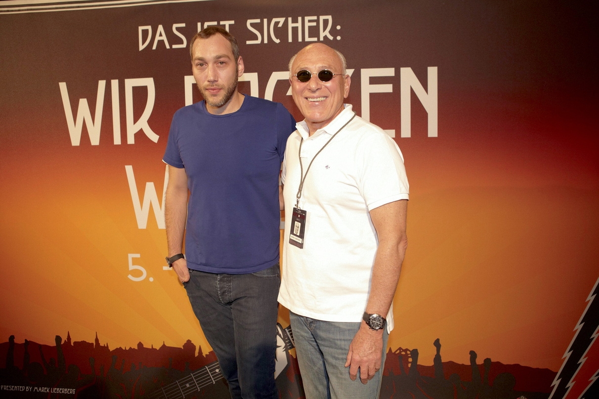 Erfreut über den neuen Rekordbesuch bei Rock am Ring: Marek (rechts) und Andre Lieberberg