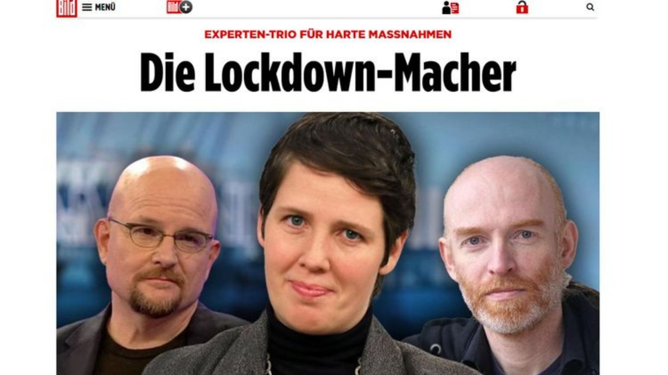 So berichtete "Bild.de" über die Wissenschaftler Dirk Brockmann, Viola Priesemann und Michael Mayer-Hermann  –