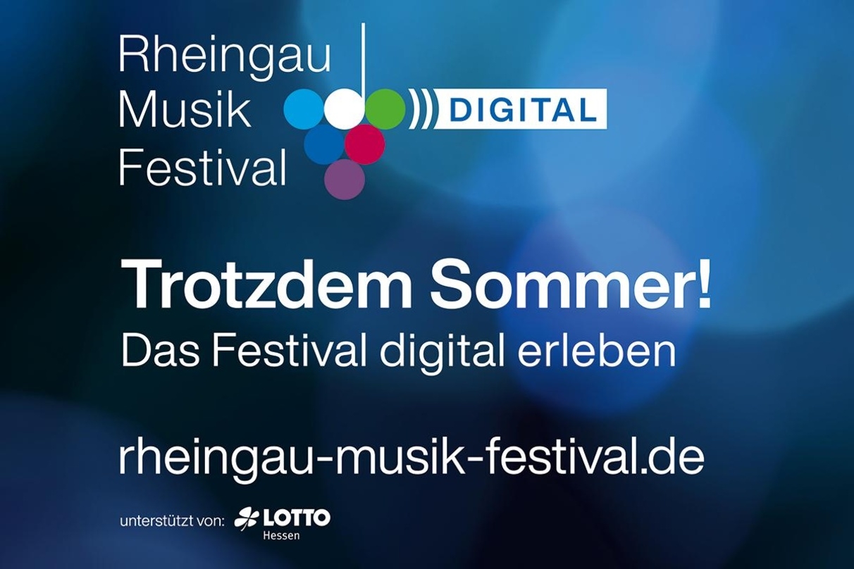 Verweist auf die digitale Festivalausgabe: Flyer zu "Trotzdem Sommer!"