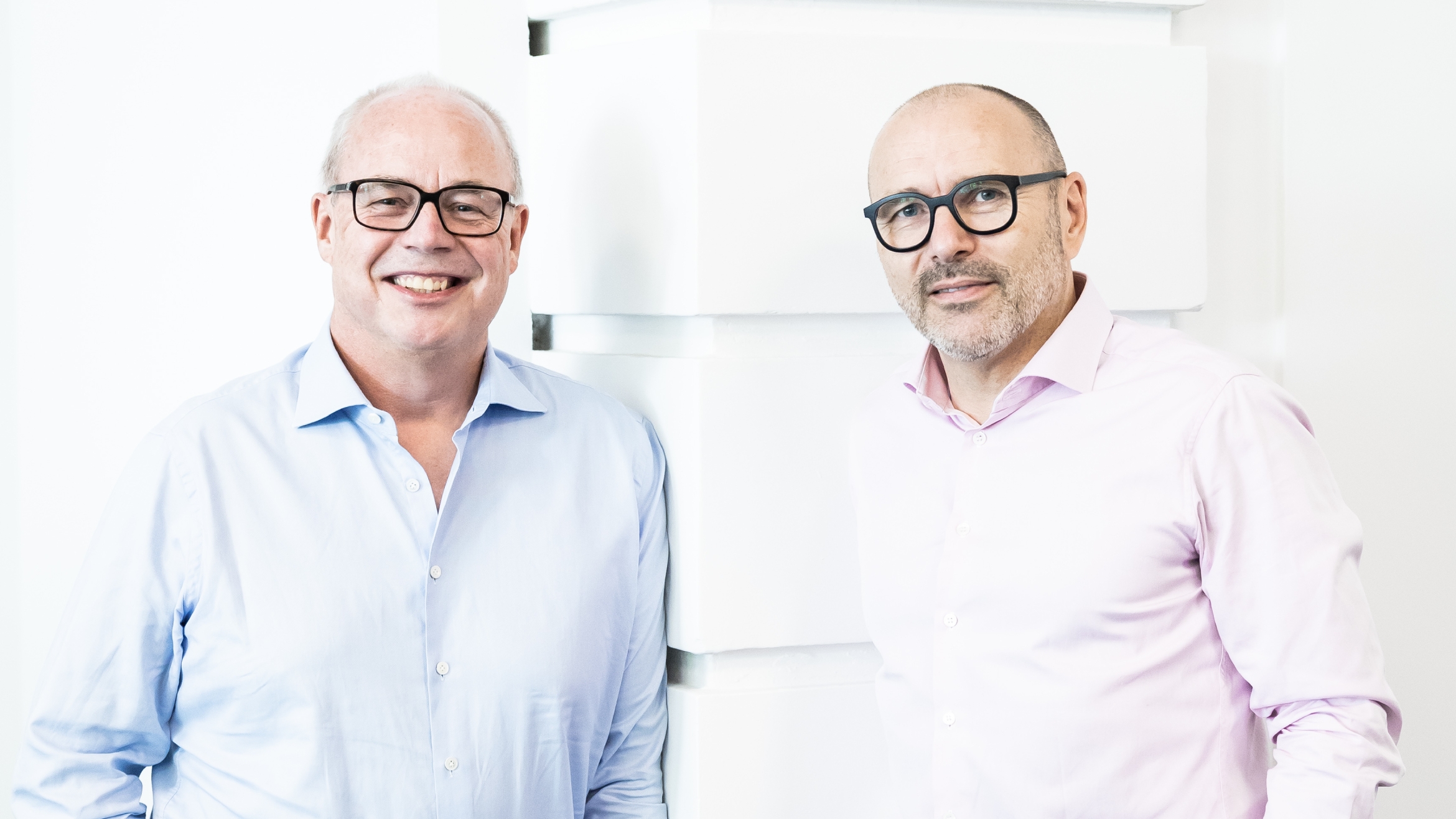 Chefredakteur Sven Gösmann und Geschäftsführer Peter Kropsch von der DPA –