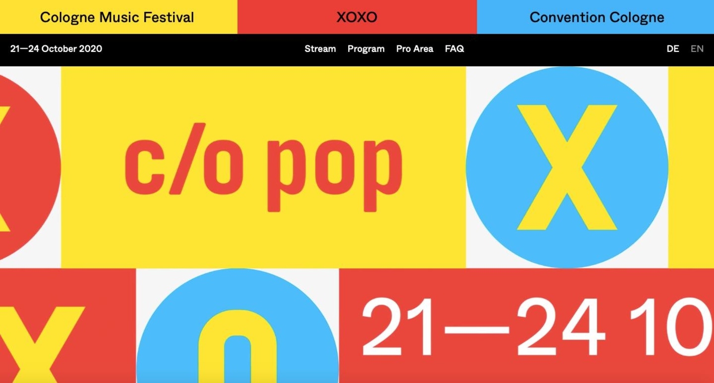 Gewinnt Konturen: die co pop xoxo steigt vom 21. bis 24. Oktober 2020
