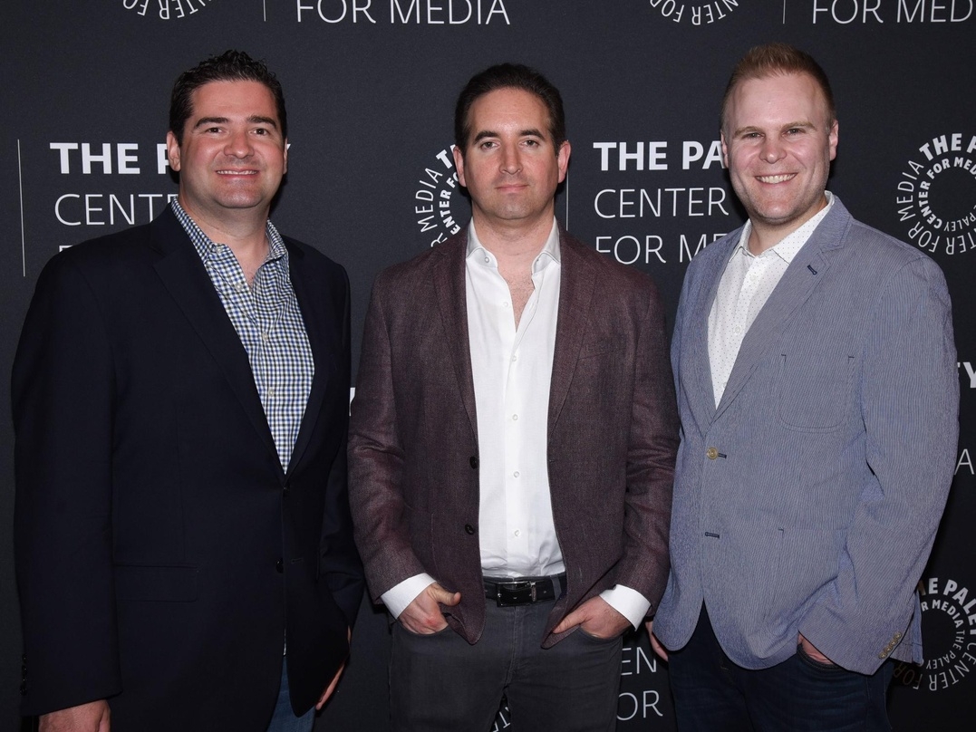 Josh Heald, Hayden Schlossberg und Jon Hutwitz (v.l.n.r.) sollen für Legendary Entertainment die Verfilmung des Videospiels Duke Nukem übernehmen