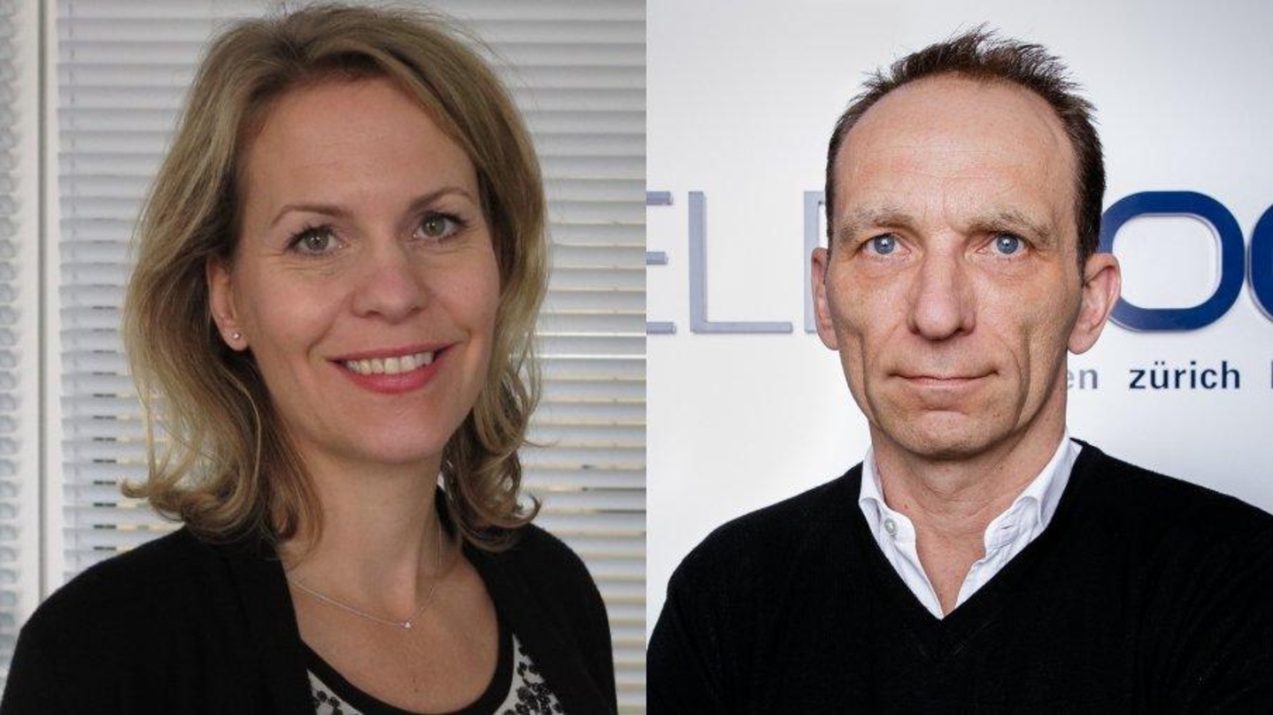 Julia Weber, Head of Theatrical Sales & Acquisitions bei Global Screen, und André Druskeit, CEO von Telepool
