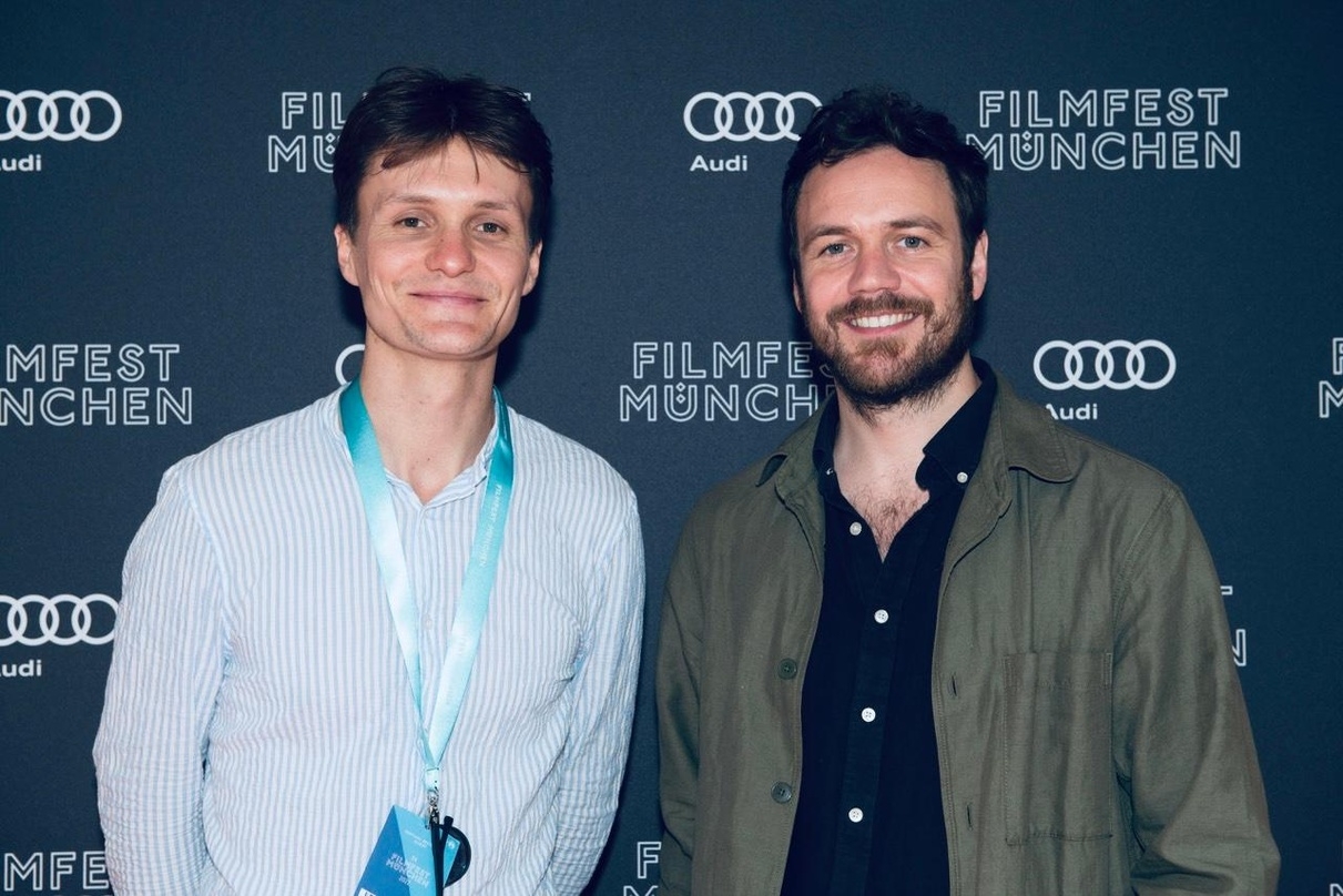 Fabian Halbig (Nordpolaris) mit Regisseur Ed Perkins beim Filmfest-Screening von "The Princess"
