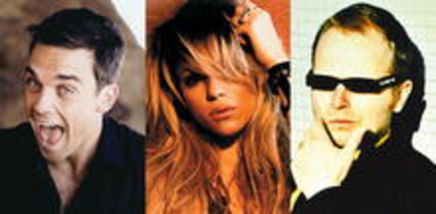 Die Charts-Dominatoren 2002: Williams, Shakira, Grönemeyer