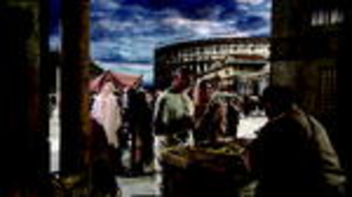 Spielszene aus dem Vierteiler "Metropolis"